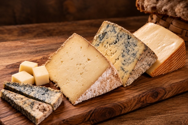 Selection of Asturian cheeses