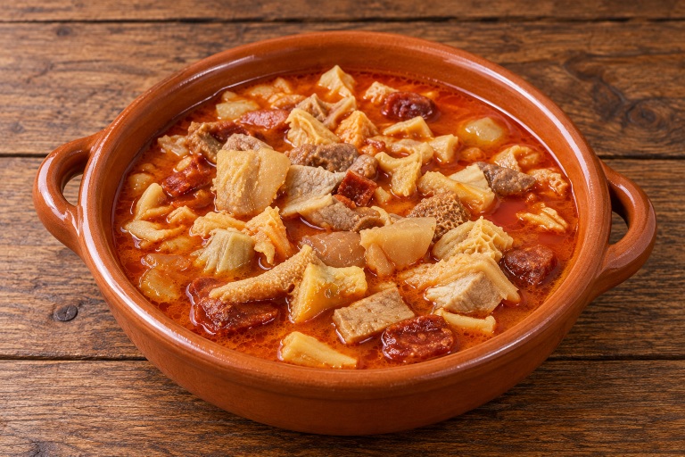 Asturian-style tripe, traditional recipe