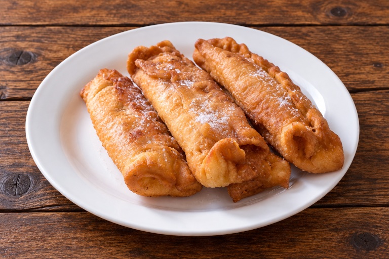 Asturian casadielles, traditional walnut-filled pastries