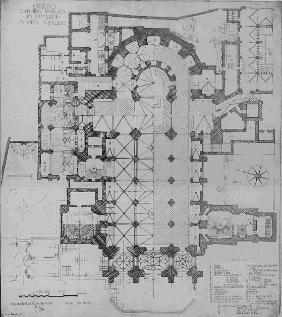 Plano arquitectónico de la Catedral