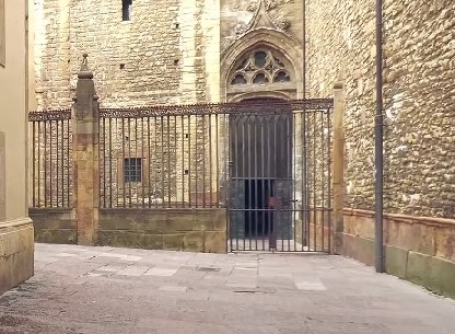 Perdonanza Door de la Catedral de Oviedo, en el Tránsito de Santa Bárbara