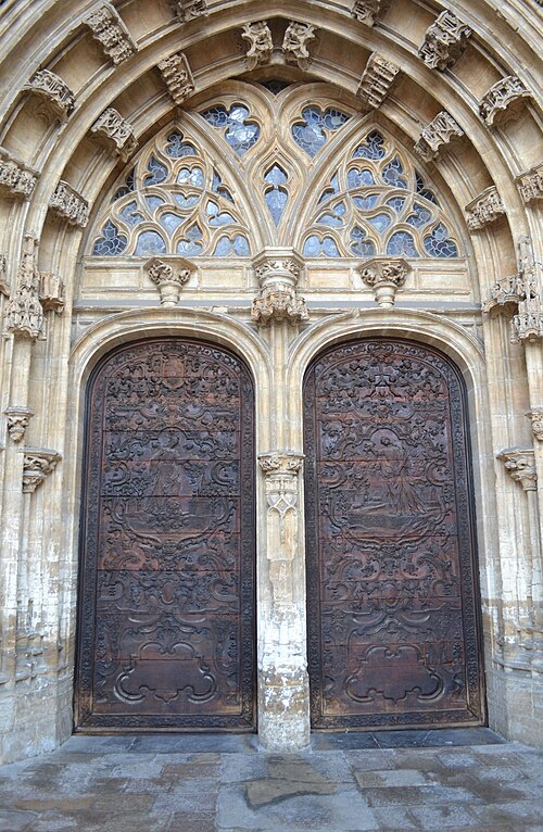 Doors of El Salvador and Saint Eulalia at Oviedo Cathedral