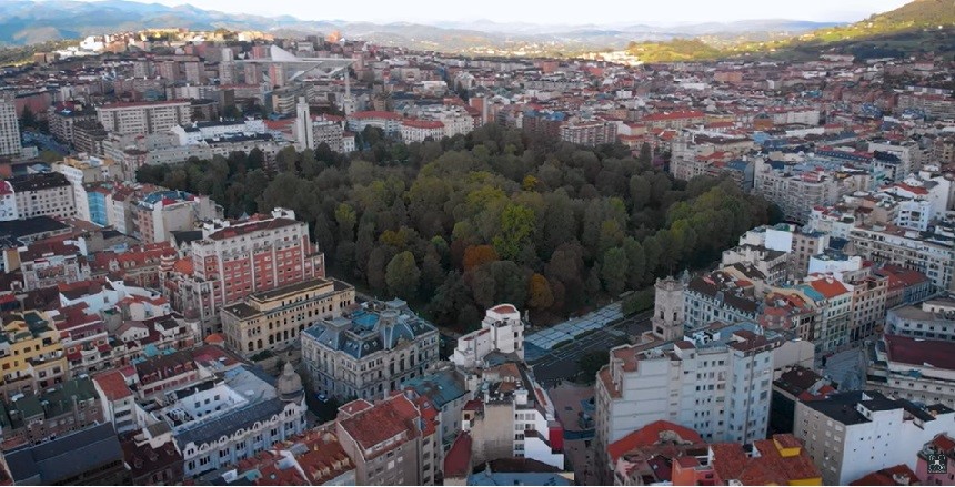Zona comercial de Oviedo en la calle Uría