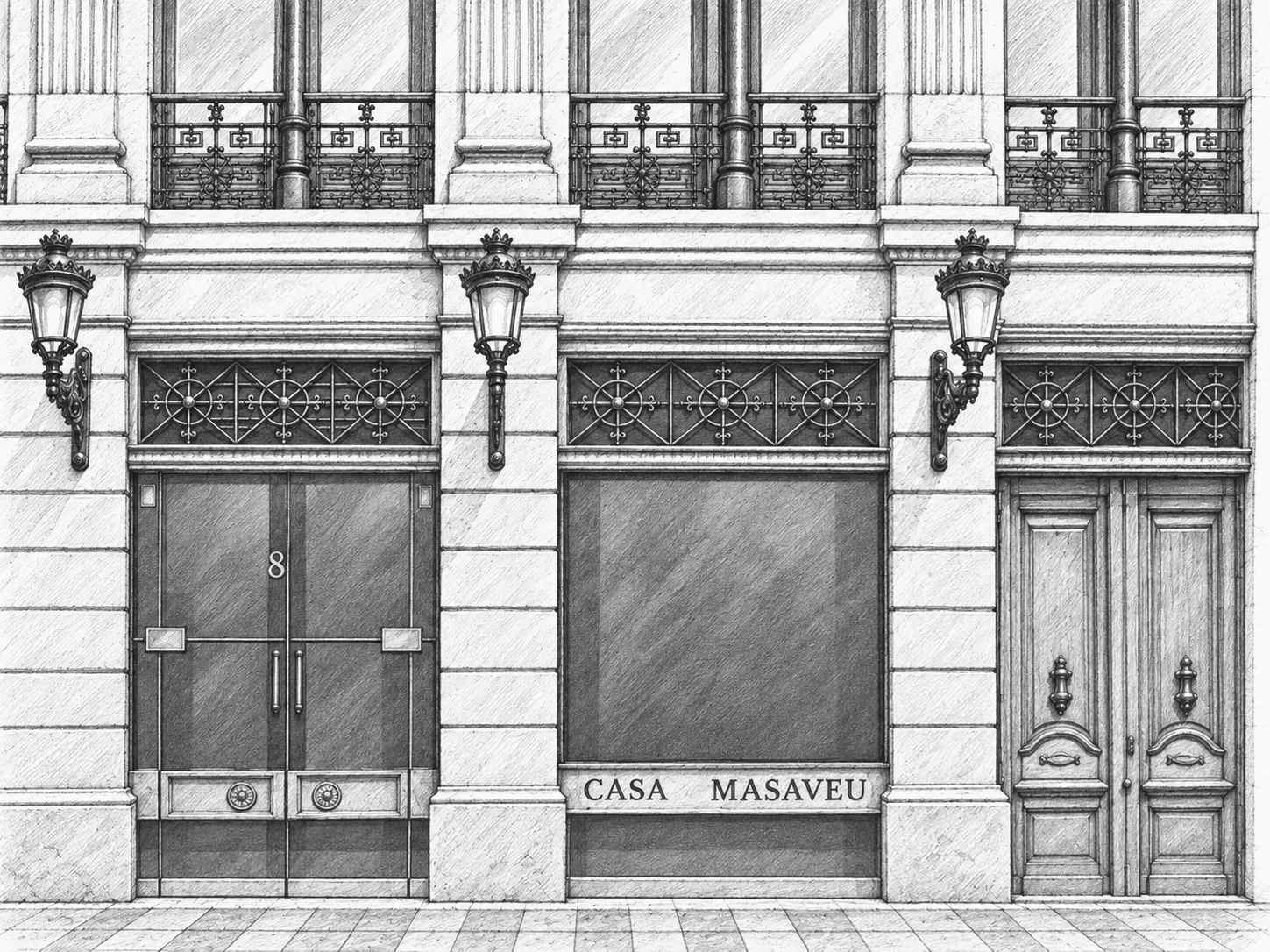 Casa Masaveu dans la rue Cimadevilla à Oviedo