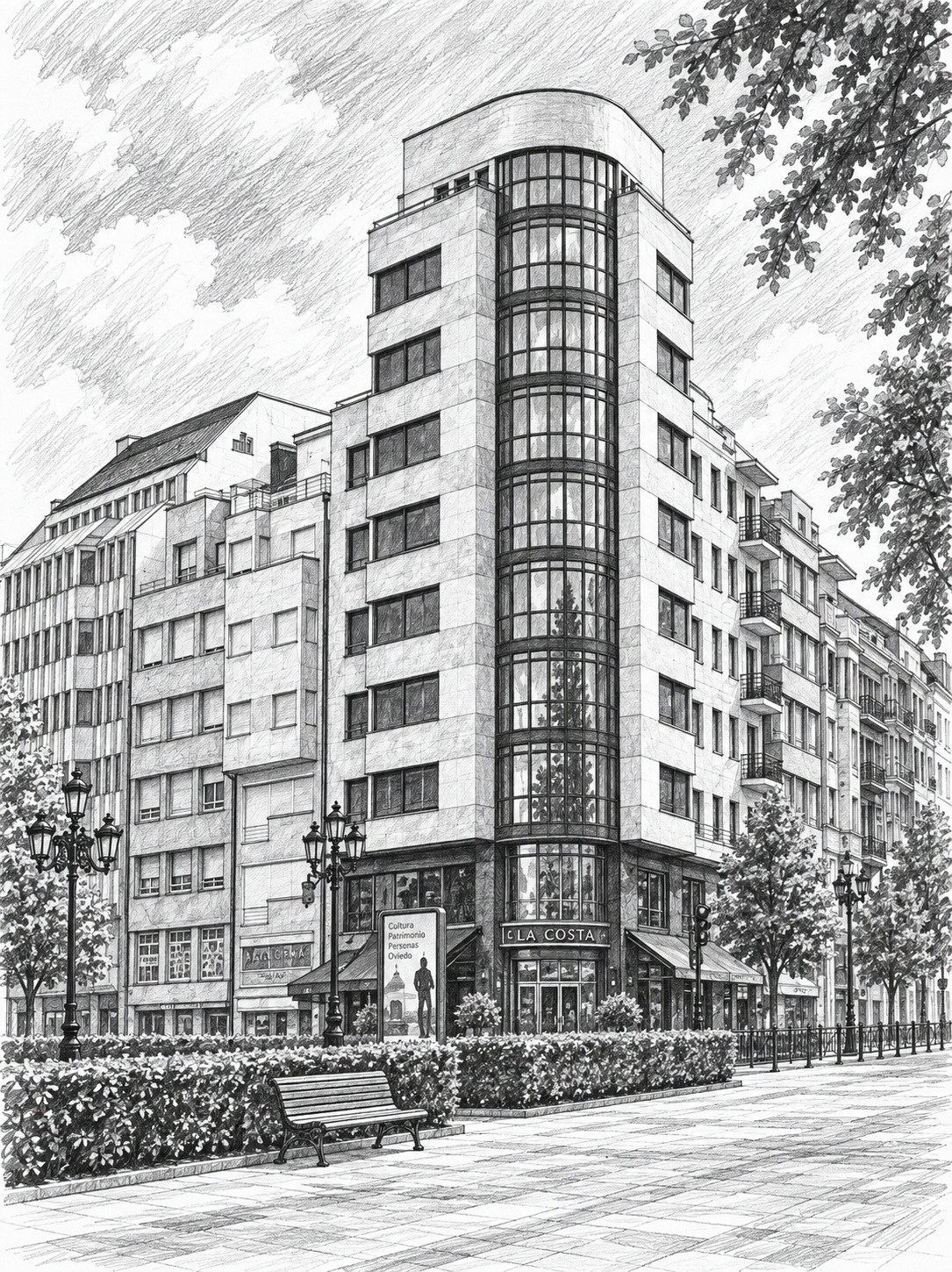 El Termómetro building in Oviedo